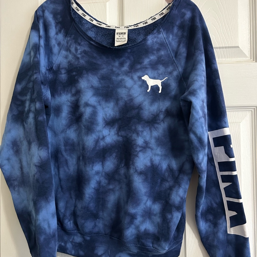 Victoria's Secret PINK Navy Sweatshirt